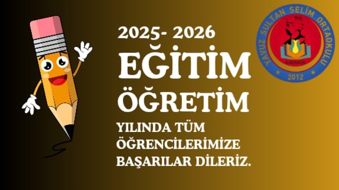 2025-2026 Eğitim Öğretim Yılı